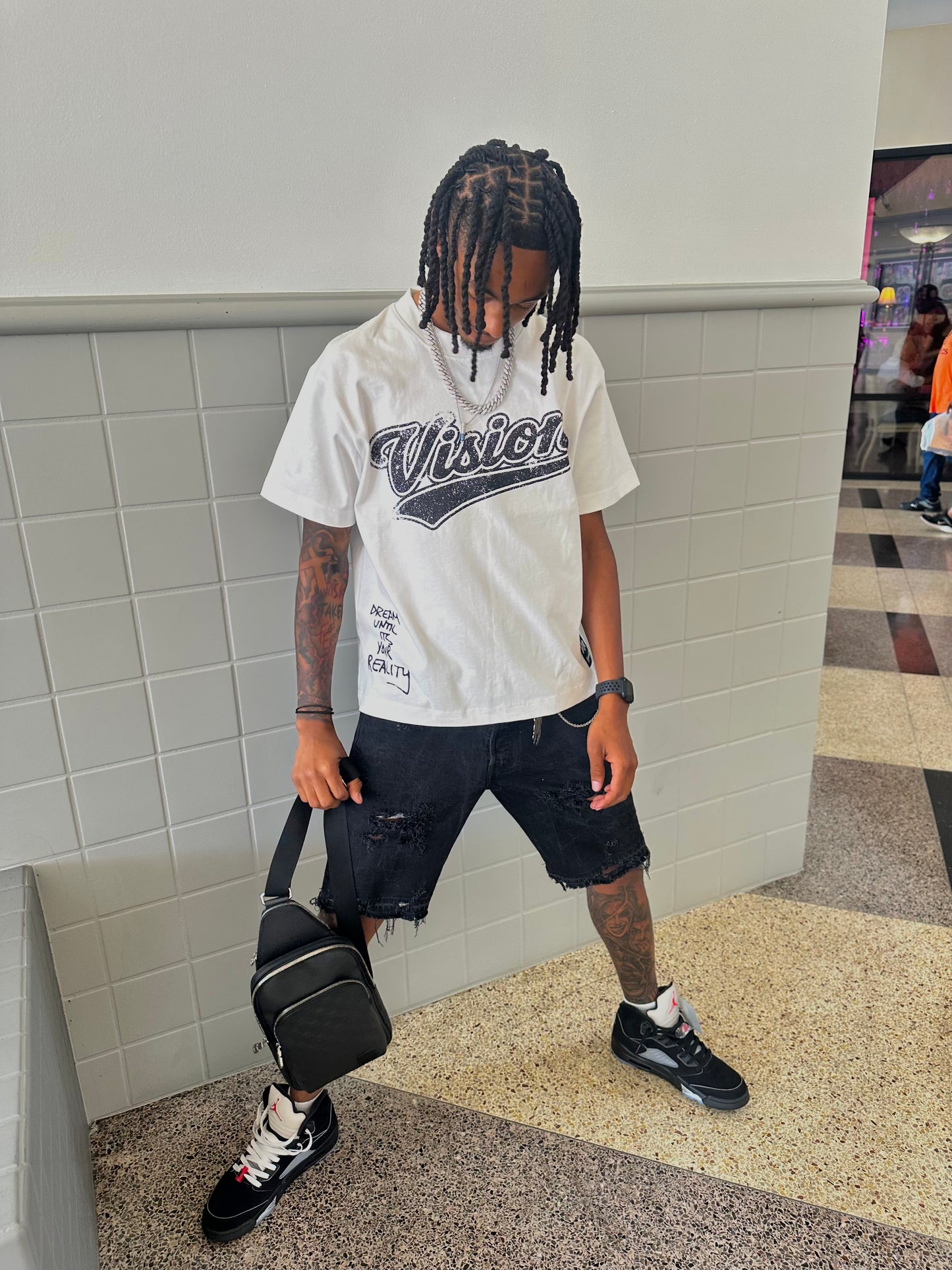 White “Signature” Tee (Free shipping)